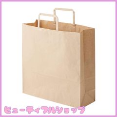 【特価】ヘイコー 手提 紙袋 平手紐 H25CB 3才 未晒 クラフト 32x11.5x32cm 50枚