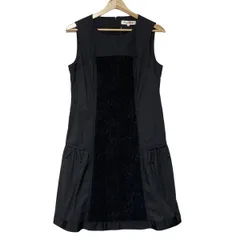 美品♡スーパービューティー　大きいサイズ　ノーカラースプリングコート　黒　44 美品♡スーパービューティー 大きいサイズ ノーカラースプリング