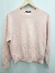 ◇ ⊇ ◎ ●未使用● UNIQLO ユニクロ タグ付き 長袖 プレミアムラムクルーネックセーター サイズXL ピンク レディース P  【1408200038394】