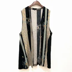 #anc 詩仙堂 ヒトシタムラ Ts コレクション ベスト・ジレ マルチ ちりめん 和柄 ロング レディース [923140]