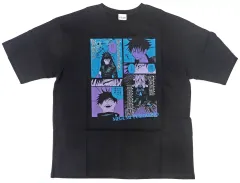【中古】Tシャツ 伏黒恵 ビッグシルエットTシャツ “HEROES”(2022) ブラック フリーサイズ 「呪術廻戦」
