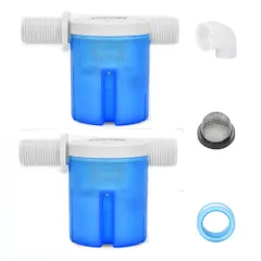 【新着商品】YMJOGGUE 2個 1/2 フロートバルブ 貯水槽 自動制御 水位制御バルブ フロートボール 水槽用 給水塔 スイミングプール 水族館 節水装置 (DN15-B)
