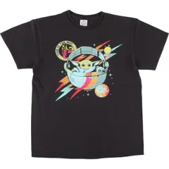 古着 00年代 STAR WARS スターウォーズ マンダロリアン キャラクタープリントTシャツ メンズM相当/eaa552245