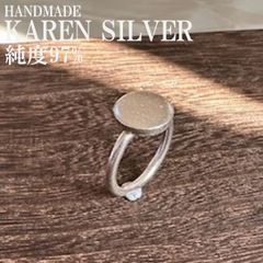 シルバーリング カレンシルバー カレン ハンドメイド エスニック #116