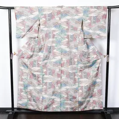 白大島紬　割り込み絣 本場白大島紬】 伝統的工芸品 9マルキ式カタス・有色絣 ≪お