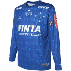 FINTA フィンタ<br>レコルダーレL/Sグラフィックプラシャツ<br>サッカー プラクティスシャツ<br>ft4500-2100、ブルー