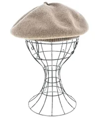 マチュアーハ ベレー 美品 ライトグレー mature ha. ベレー帽 top gather big - タチバナストア