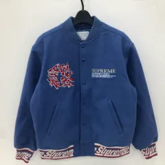 ジャケット・アウター SUPREME SupportUnit Varsity Jacket blue Supreme Support Unit Varsity Jacket (FW21) - $388