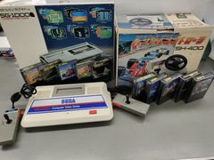 【ジャンク本体】セガ・コンピュータゲーム本体 SG-1000/SG-1000Ⅱ ハンドルコントローラー・ソフト付き 動作未確認【50-51】