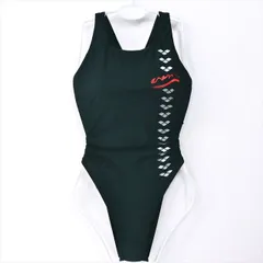 ●SE3E45☆arenaアリーナ競泳水着 XL 大きいサイズ たっぷりロゴ 黒シルバー赤 *オープンバック さらぴた レディース 練習用水着 フィットネスジムプール ワンピース■