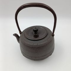 釜師 鉄山 面取四方形 鉄瓶 - メルカリ