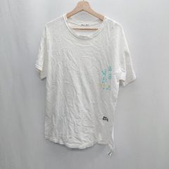 ◇ FLAGSTUFF フラグスタフ 半袖 Tシャツ サイズL ホワイト系 メンズ E  【1407020006873】