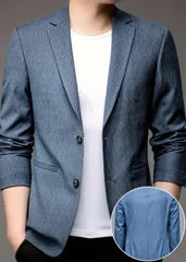 ジャケット テーラードジャケット スーツ スーツジャケット ビジネスマン ビジネス 秋 メンズ かっこいい おしゃれ 7分袖 細身 ブレザー サマージャケット 春夏秋 アウター 快適 軽量 通気冷感 カジュアル ゆったり 大きいサイズ 通勤 仕事 会社