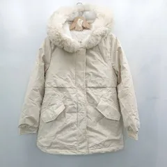 ◇ ⊇ XUEYI 防寒性良好 長袖 裏ボアダウンジャケット サイズM ベージュ系 レディース E  【1507080002430】