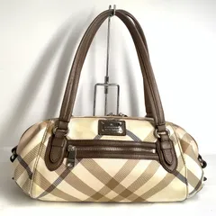 2024年最新】バーバリー BURBERRY ハンドバッグ ハウスチェック PVC