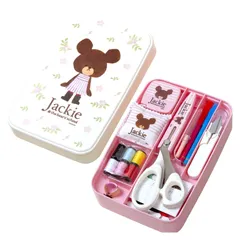 ミササ くまのがっこう ソーイングセット うす型タイプ ホワイト NO.1794