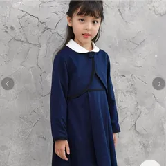 Bee 110 長袖ジャケット 襟付き シャツワンピース 入園 卒園 フォーマル