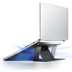 MOFT 【新アップグレード版】放熱穴付き ノートパソコンスタンド PCスタンド 二段階調整可能 超軽量 超極薄 折り畳式 人間工学設計 磁石設計 腰痛/猫背防止 Macbook Pro/Air/タブレット/その他ノートPC 最大15.6インチまで対応 ( 0のサムネイル