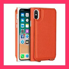【スタッフおすすめ！】アイフォンX カバー アイフォンXS ケース 手帳型 iPhone XS スマホケースiPhone X 手帳型ケースJaorty 高質PU合成皮革 ミラー付き 肩掛け 首かけ 斜めがけ ショルダー ストラップ付き 4色