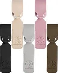 5個セット harukita 荷物タグ バッグ用ネームタグ 旅行タグ スーツケースタグ 軽量 柔軟 耐用 ラベル名前 スーツケース名札 紛失防止 旅行 出張用（5個セット）