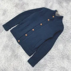 【URBAN research】アーバンリサーチ ニット 厚手 カーディガン ジャケット  (38)  カジュアル  ヴィンテージ  メンズ  青系  ブルー【送料無料】