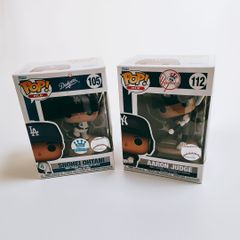 【新品未開封・お得なセット販売】Funko Pop! 大谷翔平 ピッチング ＆ アーロン・ジャッジ MLB ロサンジェルス・ドジャース ニューヨーク・ヤンキース ライバル メジャーリーグ ホームラン王 MVP フィギュア