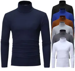 モックネック Tシャツ ゴルフ 長袖 メンズ ハイネックTシャツ カットソー ポロシャツ インナー 肌着 ゴルフウェア スポーツ ランニング 無地 春秋 父の日 敬老の日keniu05