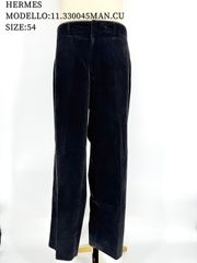 HERMES JOEL ツータック スラックス 50サイズ ウール HERMES エルメス 1タック ウールスラックス