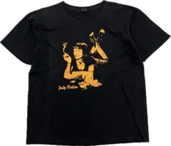 BROADWAY ☆ パルプフィクション プリント ブラック Tシャツ L アメカジ ストリート 人気 名作 映画 サブカル 古着 ブロードウェイ■S3065のサムネイル