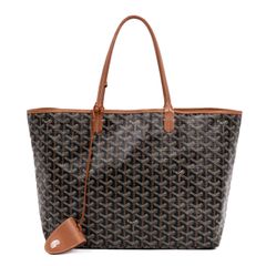 GOYARD ゴヤール セントルイス ブラック/ブラウン ゴヤールディンキャンバス A