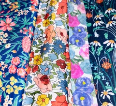 リバティー花柄4種類5枚セット　No.200