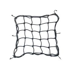 【迅速発送】SZSL ツーリングネット バイクネット バイク用品 50cm×50cm荷物 カーゴネット 伸縮性 荷物固定 （ブラック）