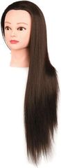 【在庫処分】練習用ウィッグ マネキンヘッド カットウィッグ メイクなし プロ用 パーマ 美容師 ヘアマネキン 編み込み練習用 実技試験用 美容室 サロン カット 練習用 合成ウィッグ ヘアカット カットマネキン マネキン ヘッド レディース