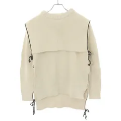 INSCRIRE アンスクリア 20SS 2WAYレイヤードリブニットセーター I20SS-K10 アイボリーのサムネイル
