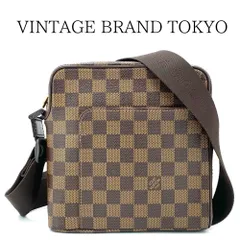 ルイヴィトン ショルダーバッグ メンズ ダミエ オラフPM LOUIS VUITTON N41442 ブラウン 茶 ゴールド金具 ギフト【中古品】