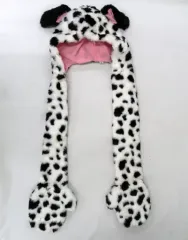 【中古】衣類 ダルメシアン柄 フード付きマフラー 「101匹わんちゃん」 東京ディズニーリゾート限定