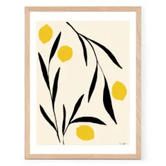 The Poster Club アートポスター 30×40cm Lemon ポスタークラブ 北欧雑貨 デンマーク製/124x10433-30x40