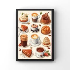 カフェ アート カフェパレットクリエーションズ 05  デジタルアート フォト ポスター A4 サイズ