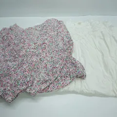 ◇ 《 PAIR MANON apres les cours まとめ売り 二点セット キッズ 花柄 ワンピース 女の子 》 E  【1408060028771】