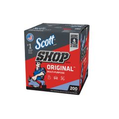 スコット ショップタオル ブルー ボックス 200枚 2BOX  合計400枚