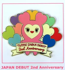 【中古】バッジ・ピンズ(女性) TWICE ピンバッチ B 「JAPAN DEBUT 2nd Anniversary Goods」