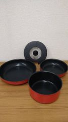 Tsuka様　専用ページ　THRMOS　フライパン　５点セット　蓋、着脱ハンドル付　ガス火専用