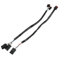 X AUTOHAUX ハンドルバー CAN バス回路ワイヤー 延長ハーネス 24cm スポーツスター ハンドルバーワイヤーエクステンション スイッチワイヤリングハーネス Harleyに対応 Davidsonに対応 Softailに対応