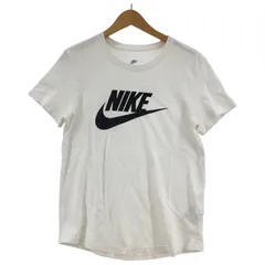 NIKE ナイキ  ロゴプリント半袖Ｔシャツ sizeS/ホワイト×ブラック