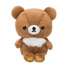 [신품·무료우송] 리락쿠마 쿠리리 봉제인형(S) 차이로이코구마 MR47101