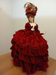 リボン　フランス人形　ヴィンテージ　約67cm リボン フランス人形 ヴィンテージ 約67cm Amazon