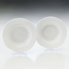 リチャードジノリ ジノリ1735 Richard Ginori ペア 2個セット ベッキオホワイト スーププレート 20cm プレート 皿 洋食器 白い食器 002RG00FPT210 0205B0