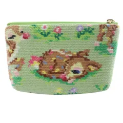 フェイラー FEILER ラブラリー ツンツンバンビーノ ポーチ 緑