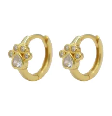 【色: ゴールド】Deelfelピアス レディース シルバー 金属アレルギー対応