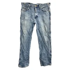 Wrangler デニムパンツ W33 ラングラー ライトブルー コットン 古着卸 アメリカ仕入 2502-266